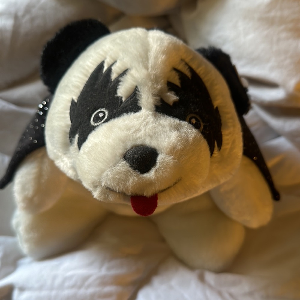 Snuggles My first Kiss Gund plush stuffed animal NWT Gene Simmons bear w/ cape